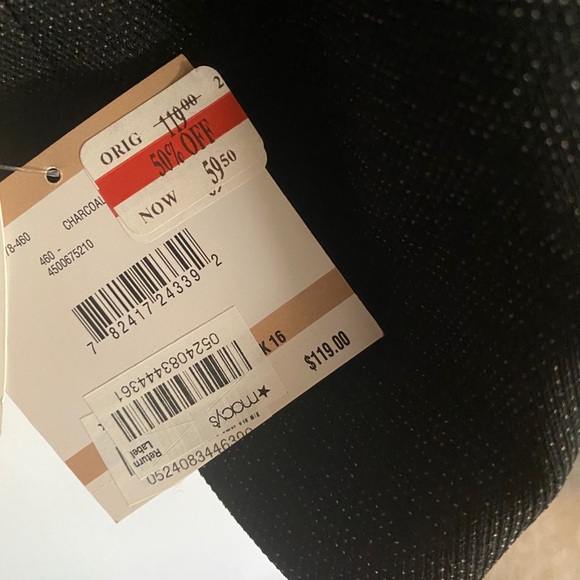 Kasper Women’s Suit Jacket Charcoal Shimmer - Picture 3 of 3